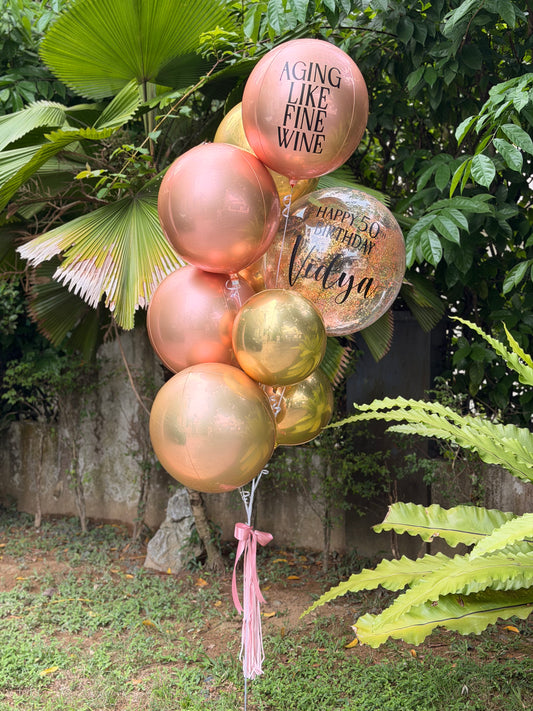 The Celebration Glow Sphere Bouquet