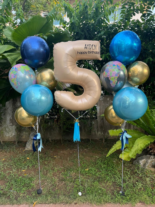 Signature Number Sphere Bouquet